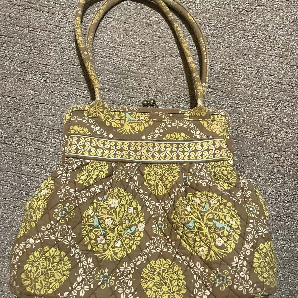Vera Bradley Alice Frame Shoulder Bag in Sittin' In A Tree Pattern